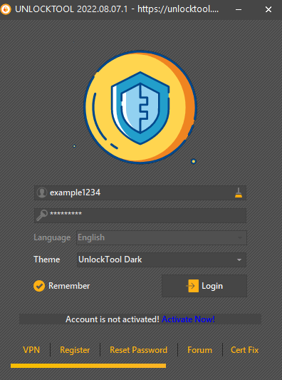 UnlockTool-Login